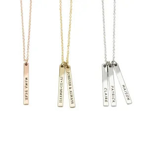 Personalized Necklace Custom Name Necklace Baby Name Necklace Family Tree Necklace Mom Necklace Baby Name Necklace FN-22