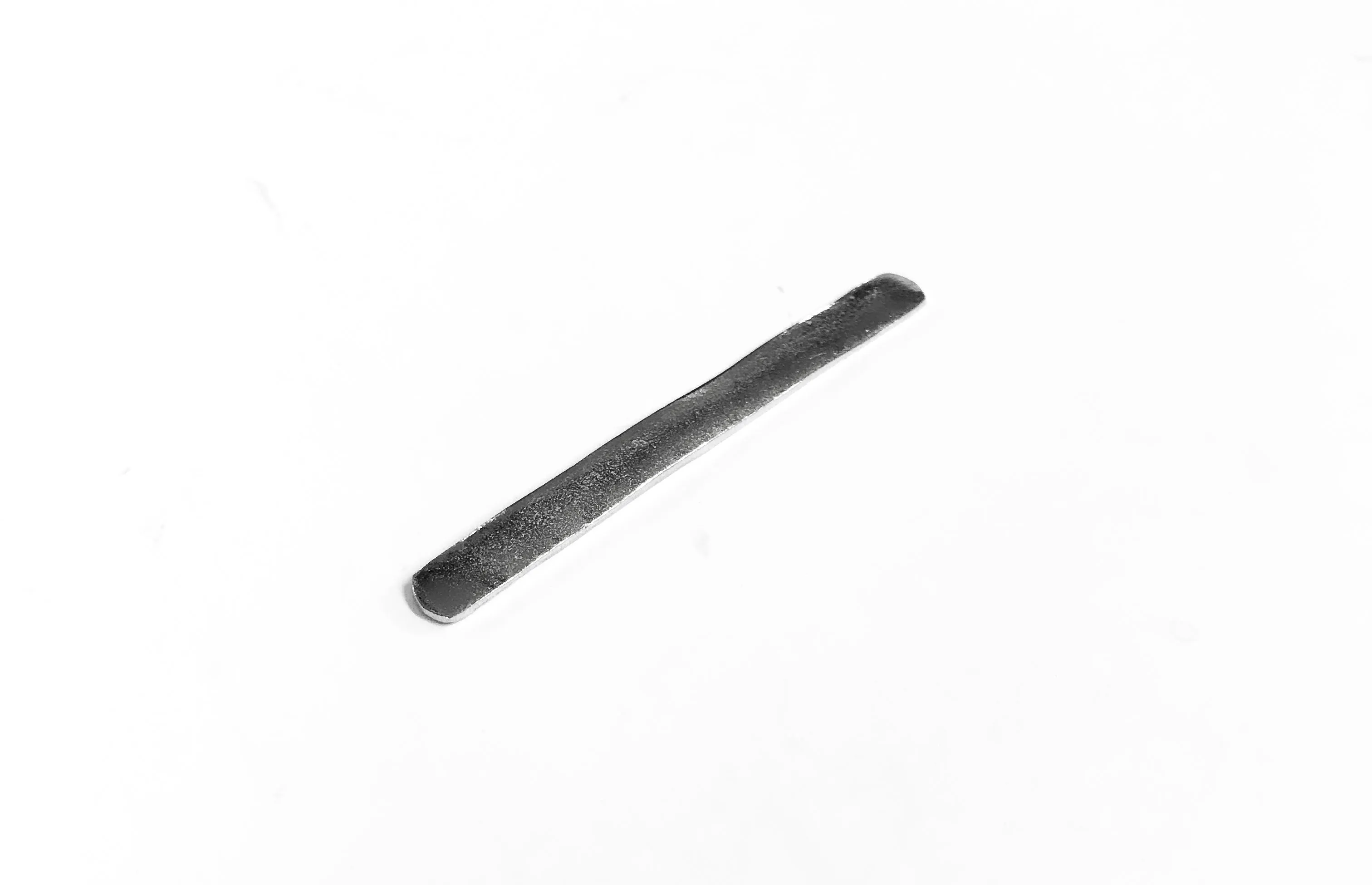 Pewter 2 1/4 Inch Rectangle Blanks - Bulk Prices - Hand Stamper Metal Supplies