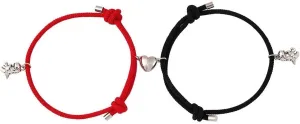 Pingyongchang Magnetic Couple Gifts Link Bracelets Set Friendship Matching Cute Dinosaur Bracelet for Boyfriend Girlfriend Best Friend Jewelry Gift for Couples
