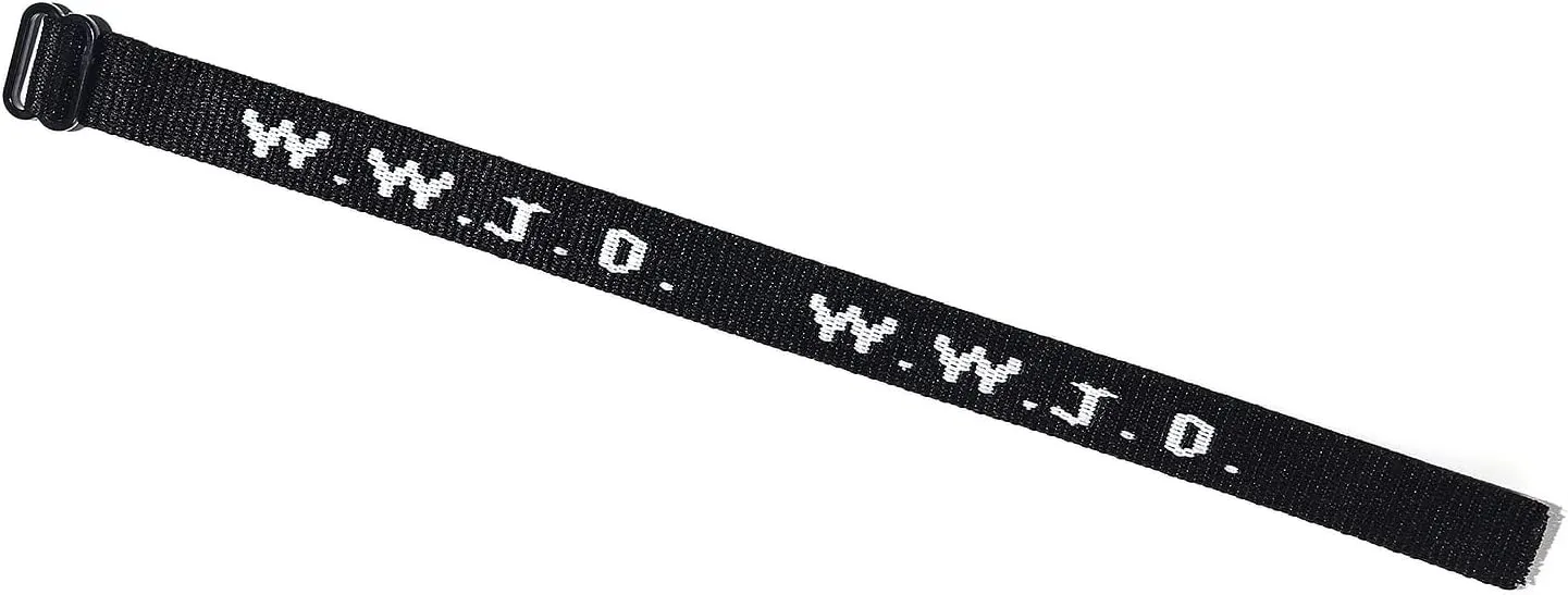 Pingyongchang WWJD Bracelets What Would Jesus Do Bracelet Matching Friendship Braided Rope Letter Protection Inspirational Religious Christian Bracelets for Women Men