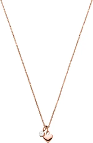 Purelei Brave Necklace  18K Gold plated stainless steel jewelry  Waterproof chain with heart pendant  20 to 22 inch adjustable length  Fashion jewelry for your individual look
