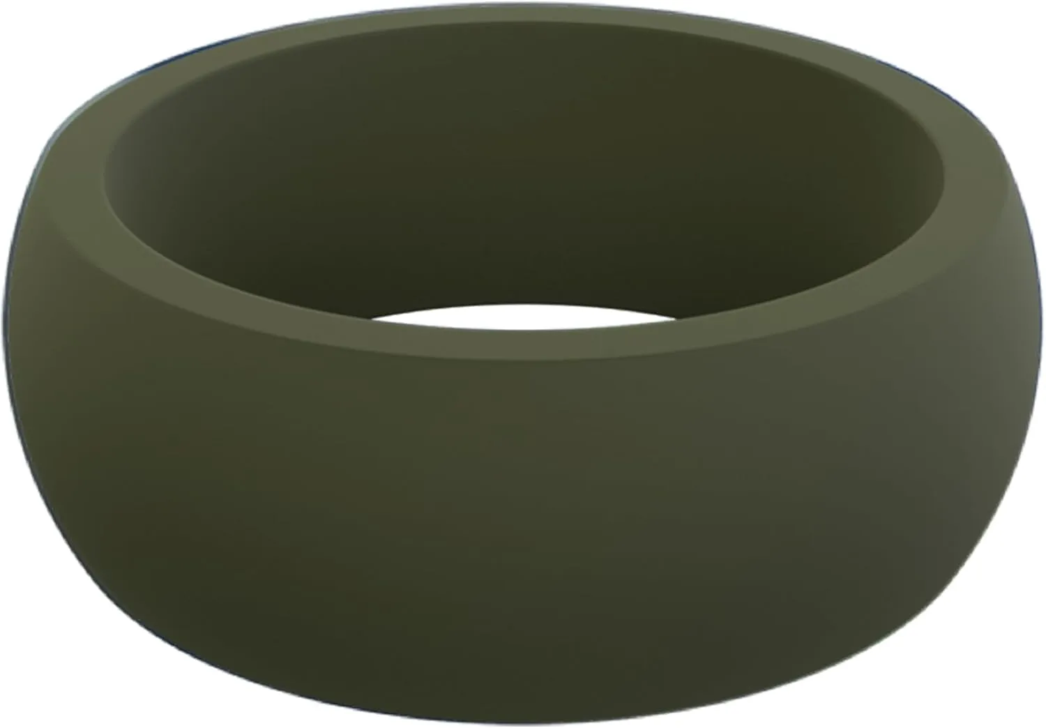 QALO Classic Silicone Ring for Men (Sage Green, Size 13) - Breathable & Durable Silicone Wedding Bands - Mens Silicone Wedding Rings - Rubber Engagement Rings for Him