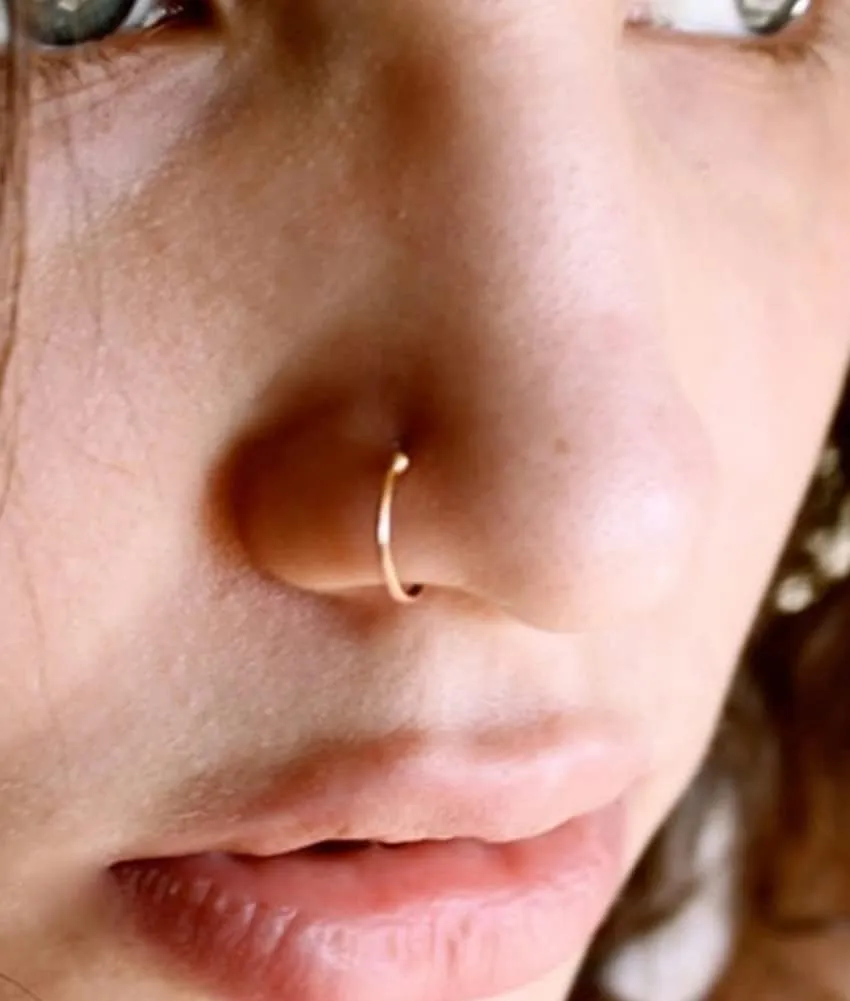 QWALIT Fake Lip Piercing Fake Lip Ring Fake Nose Ring Fake Snake Bites Fake Nose Piercing Faux Lip Rings Fake Snake Bite Piercing Clip Lip Ring Ear Cuff Earrings