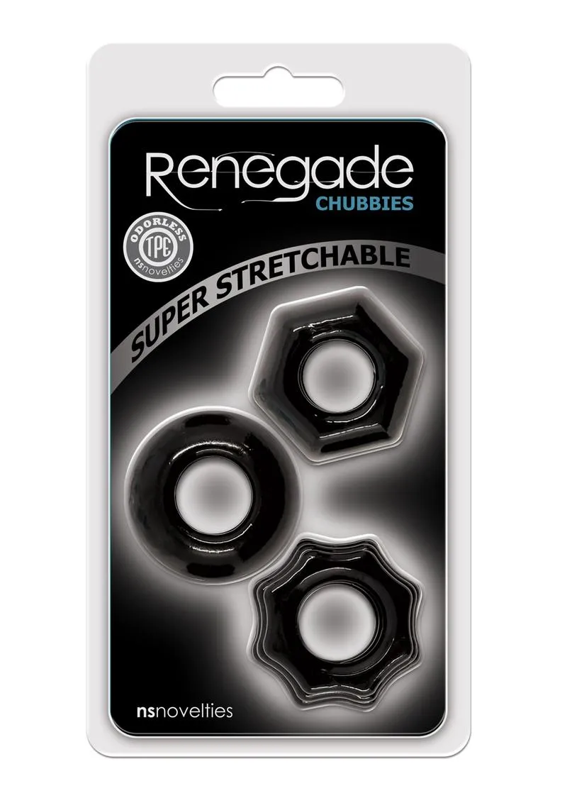 Renegade Chubbies Super Stretchable Cock Rings