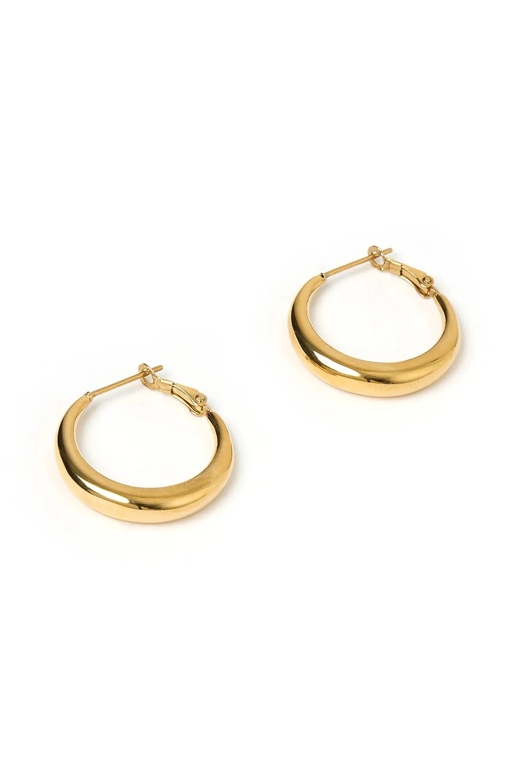 Riley Hoop Earrings Gold Small