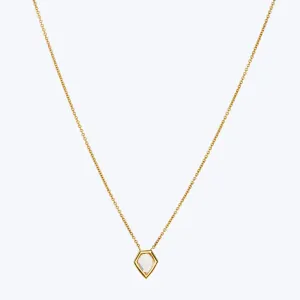 Shield Rose Cut Necklace