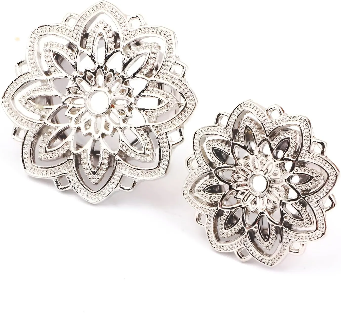 Silver 5mm(4g) Double Flared Tunnel Plug Earrings, Sold As a Pair Ear Expander Fashionable Unisex Piercing Ear Expander Earrings