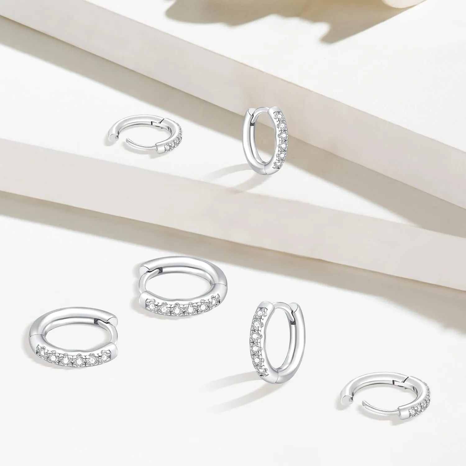 Silver Stud Earrings for Women Hypoallergenic Trendy Silver Stud Earrings Surgical Steel Earrings for Men