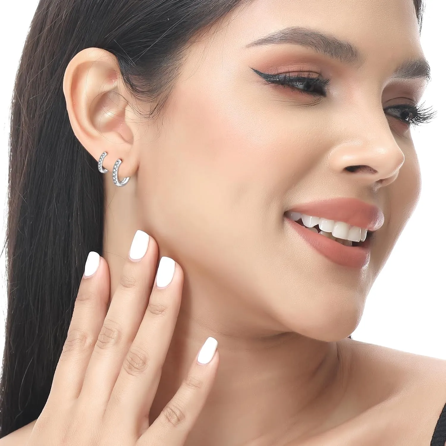 Silver Stud Earrings for Women Hypoallergenic Trendy Silver Stud Earrings Surgical Steel Earrings for Men