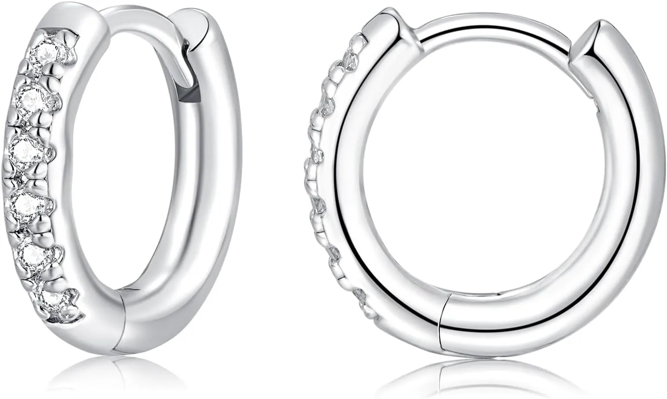 Silver Stud Earrings for Women Hypoallergenic Trendy Silver Stud Earrings Surgical Steel Earrings for Men