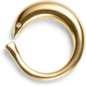 SLOONG 18K Gold Plated Stackable Sardine Ring - Classic Retro Fish Ring for Women - Size 6 to 8