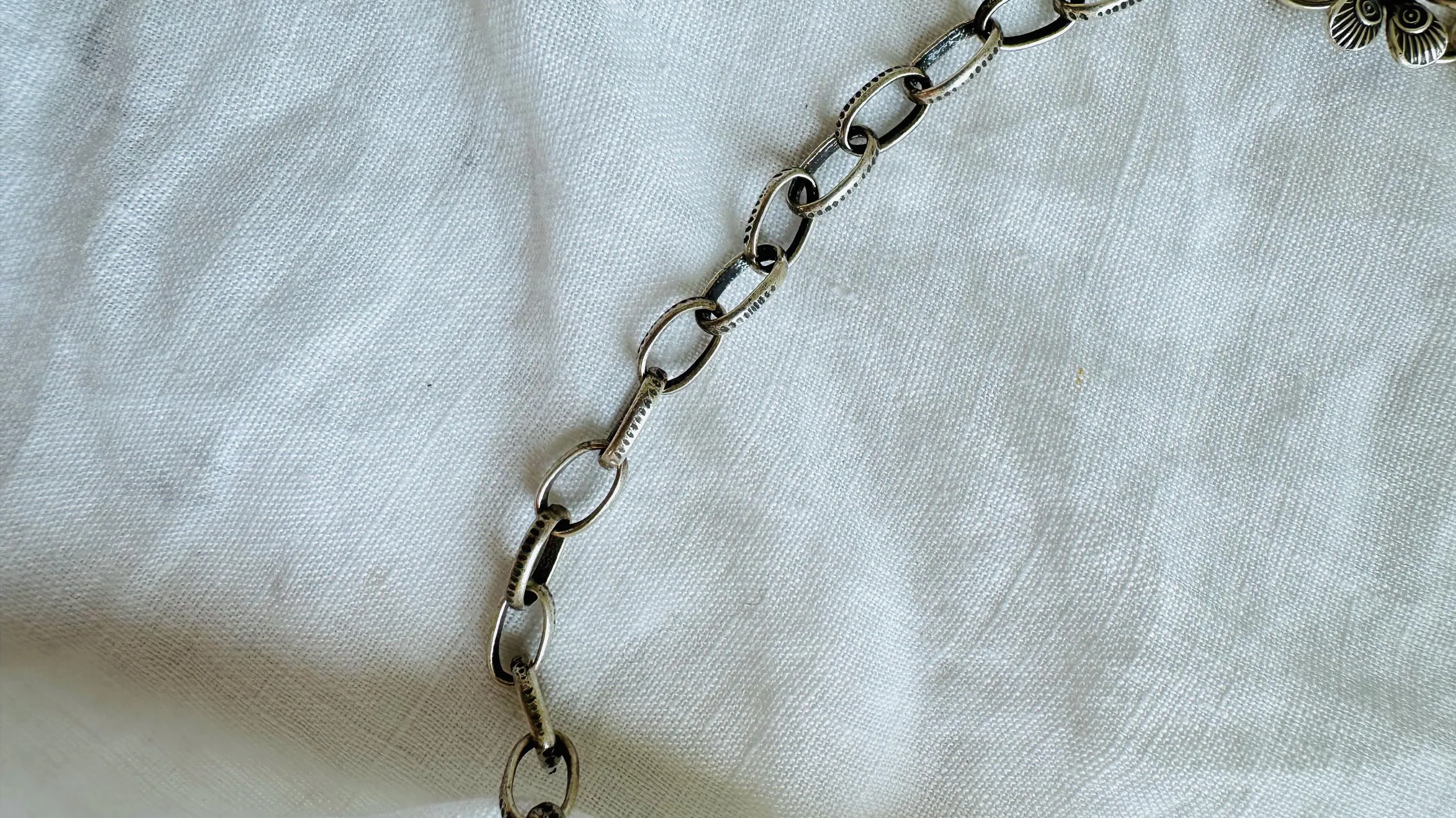 Smokey Quartz Necklace. Sterling Silver. Atelier Aadya. 2331