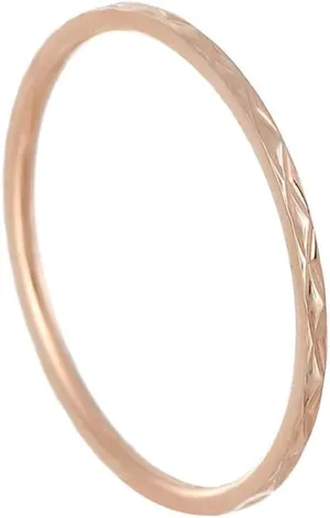 Stainless Steel 1MM Thin Midi Stacking Rings Shiny Silver Rose Gold Engagement Wedding Band for Women