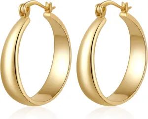ToHeart 14k Gold Hoop Earrings for Womens Hoop Earrings