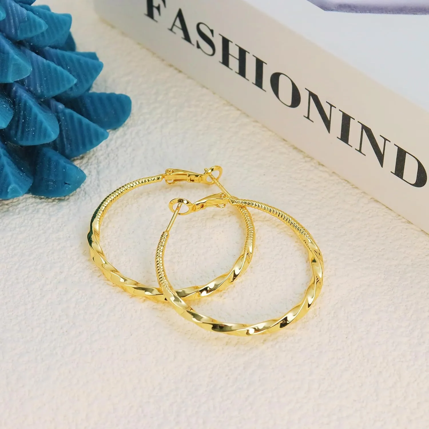 ToHeart 14k Gold Hoop Earrings for Womens Hoop Earrings