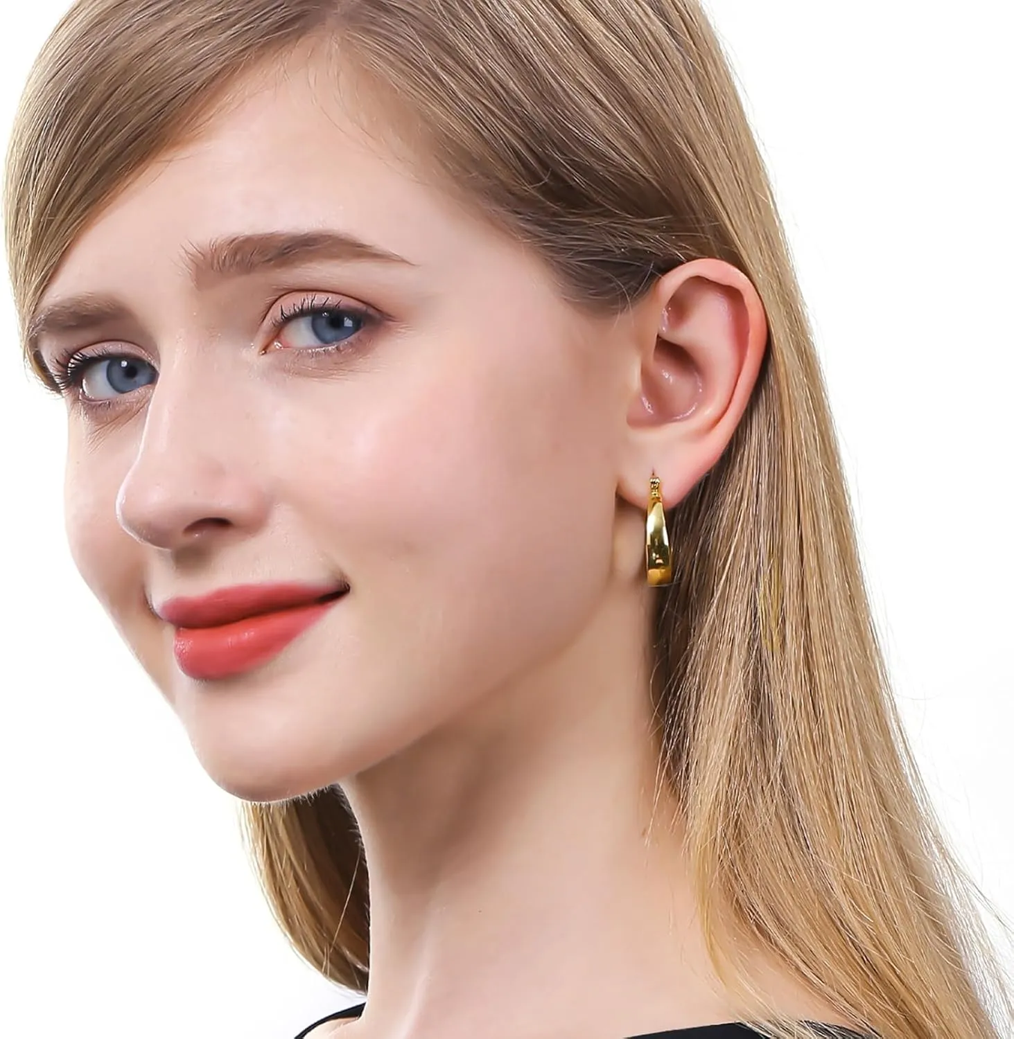 ToHeart 14k Gold Hoop Earrings for Womens Hoop Earrings