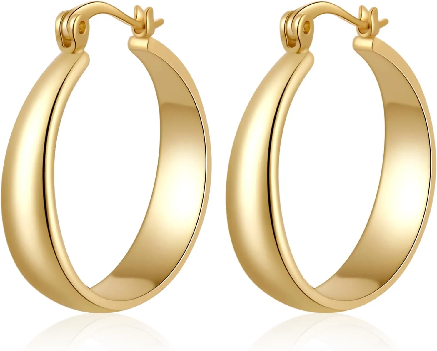 ToHeart 14k Gold Hoop Earrings for Womens Hoop Earrings