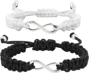 Valentines Day Gifts for Her - Couples Bracelets for Couples Infinity Bracelets for Women Friendship Bracelet Kit Couples Gifts for Her Him Sisters