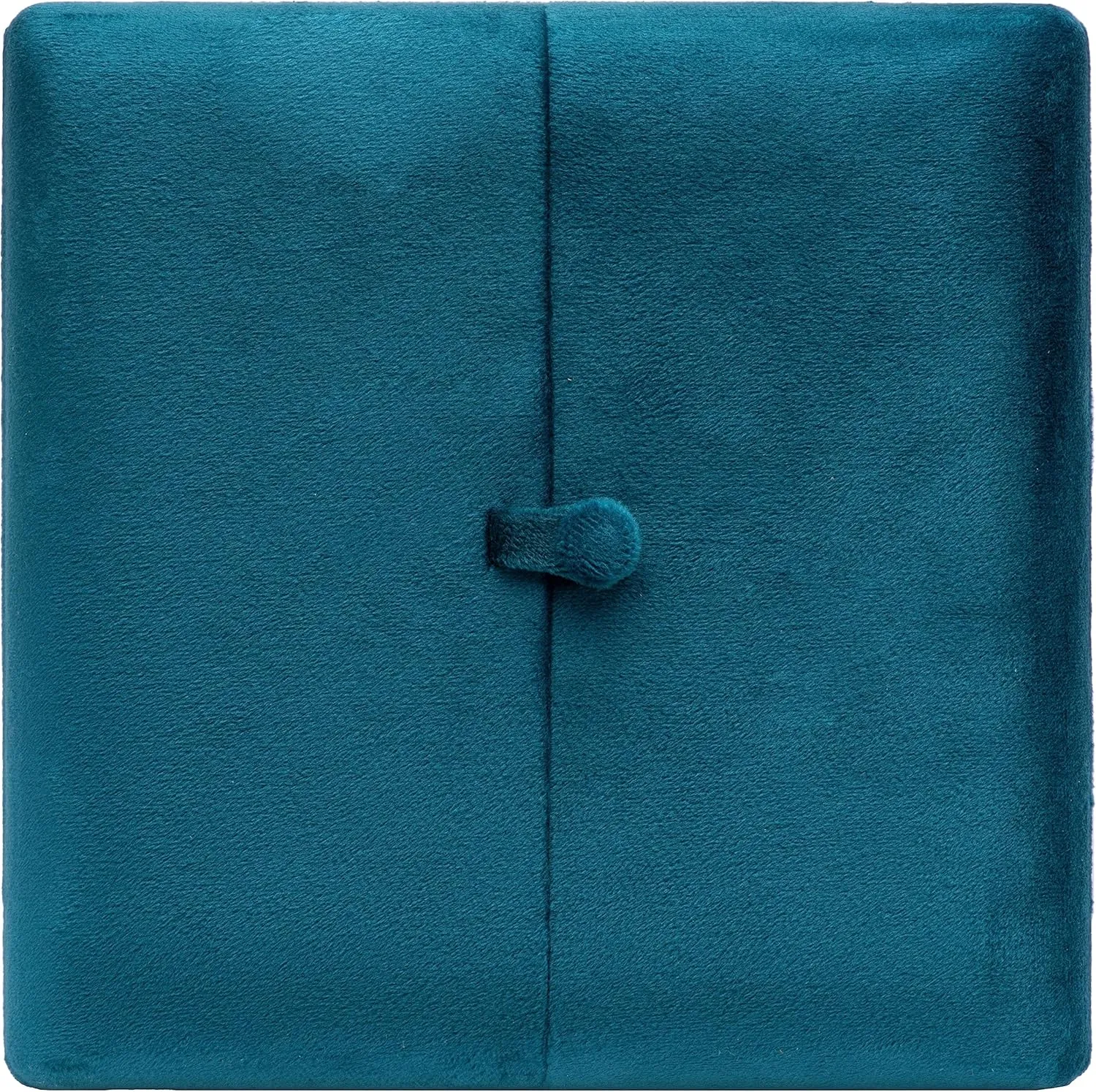 Velvet Big Chunky Pearl Necklace Ring Gift Box Showcase Jewelry Storage Case (Blue)
