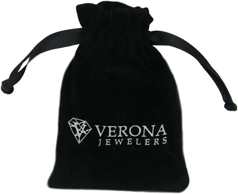 Verona Jewelers Sterling Silver 1MM, 1.5MM Italian 8 Sided Diamond Cut Snake Necklace Chain- Diamond Cut Silver Necklace, 925 Sterling Silver Necklace, Necklace for Pendants,