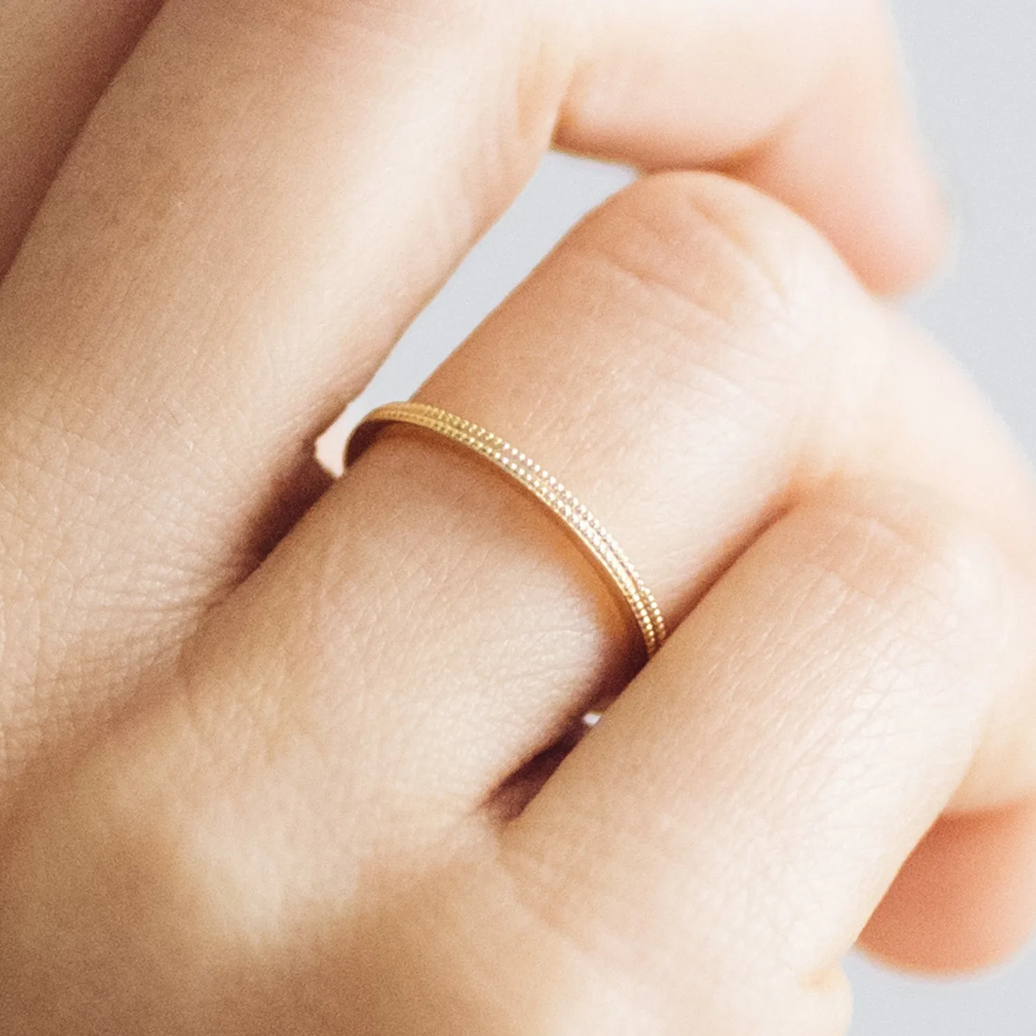 Vintage Milgrain Ethical Platinum Wedding Ring
